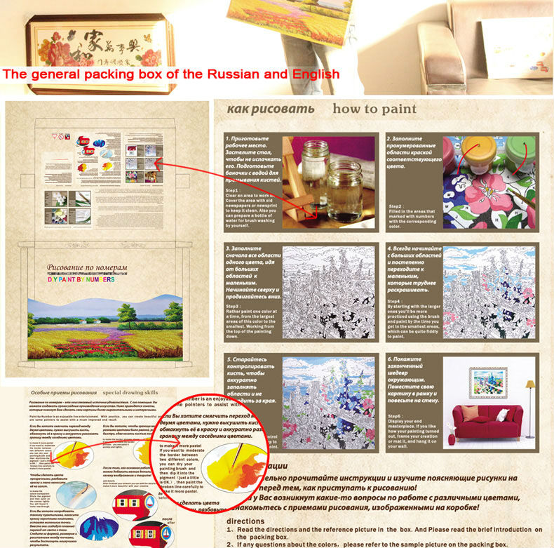 hot selling dog design  acrylic diy digital painting by numbers for home decor GX25852