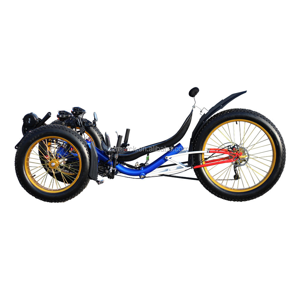 mid drive electric recumbent trike