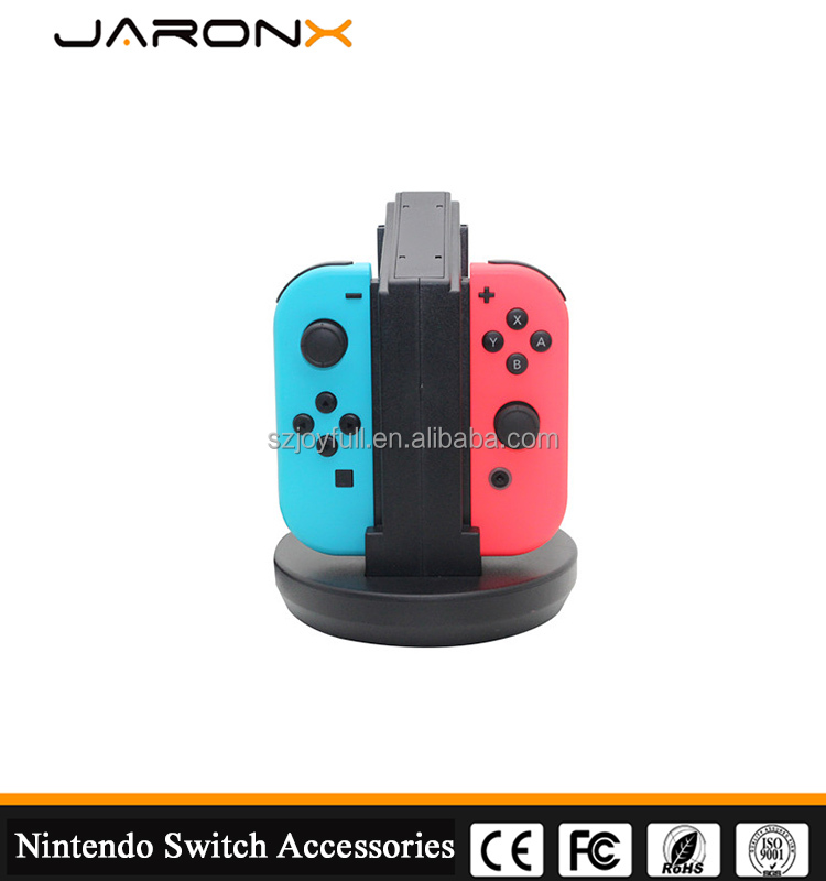 Joy-Cons зарядная док-станция с индикатором Thumb Stick Caps для Nintendo Switch Pro