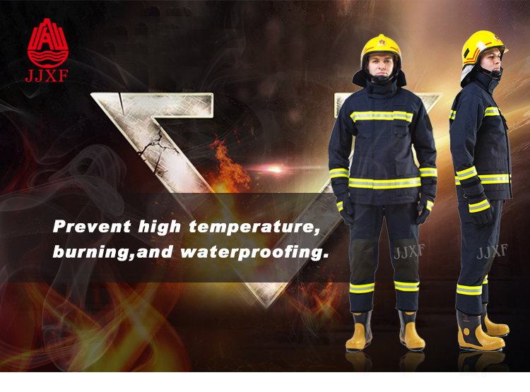 Low price wholesale factory direct sale Fire proof suit Heat Resistant Suit for Firefighter