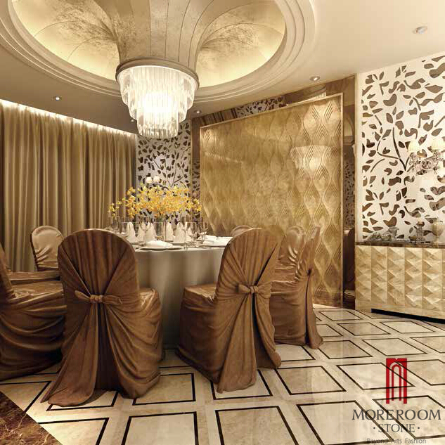 3D декор мраморная настенная панель с ЧПУ мраморный дизайн