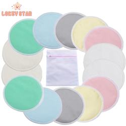 New Design Waterproof  Pad Washable  Organic Breathable  Microfiber  Mom Breast Pad