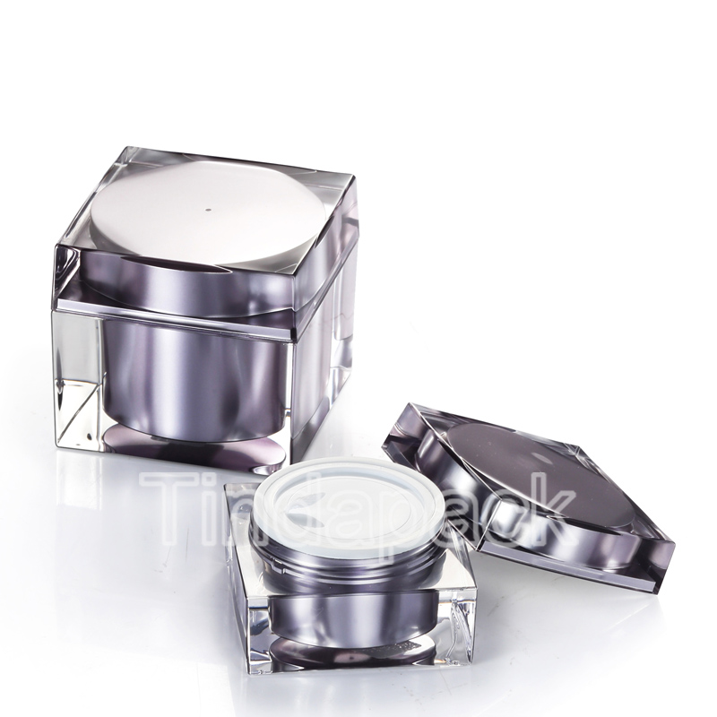 Argent Contenant cosmetique Vide,Pots en Aluminium,Pot en Aluminium,Bo/îtes Cosm/étiques Conteneurs Rondes