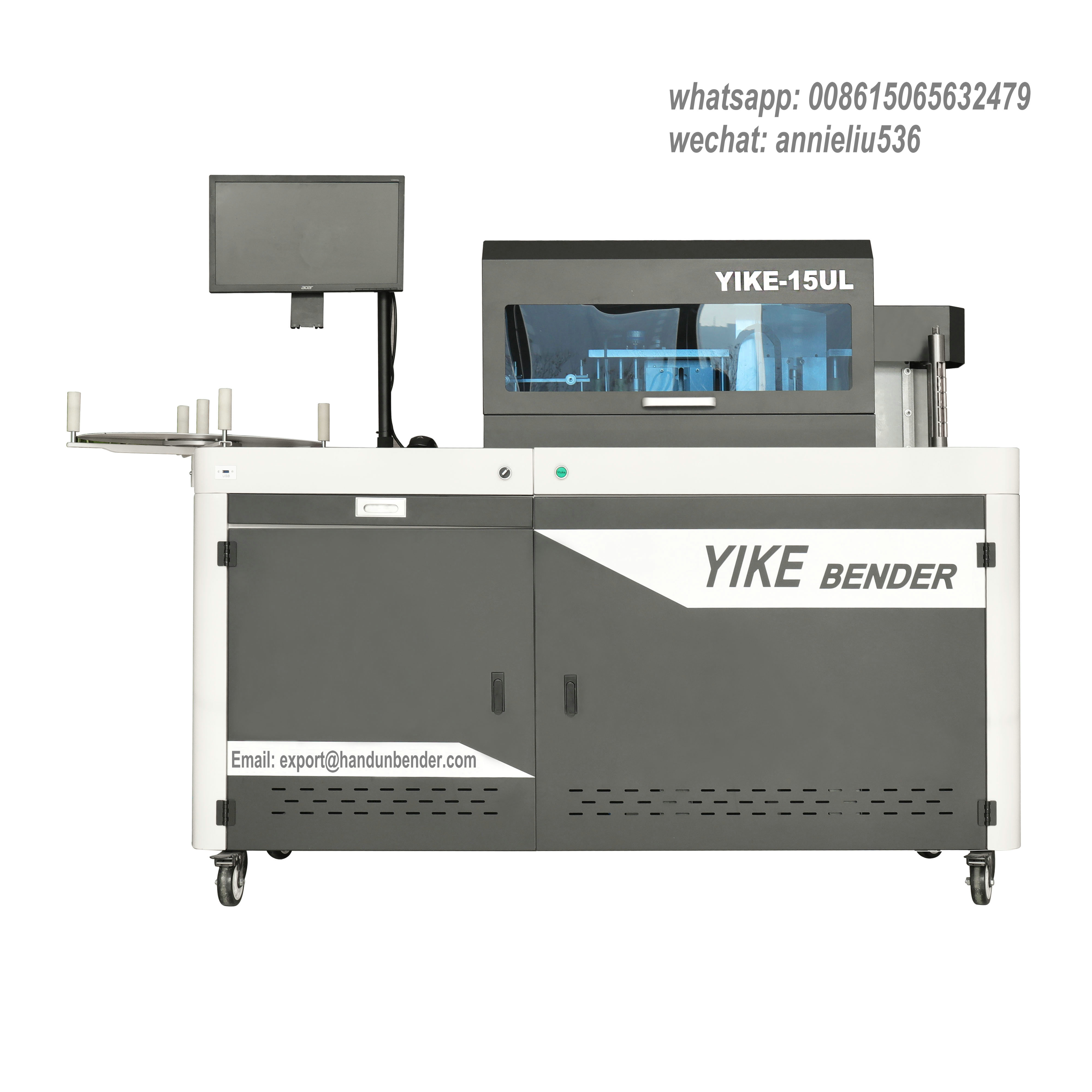inox and aluminum acrylic letter bending machine
