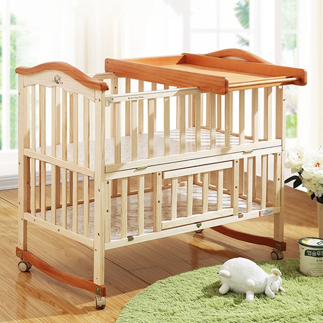 Modern Outdoor Furniture Used Hospital Baby Cribs Convertible To