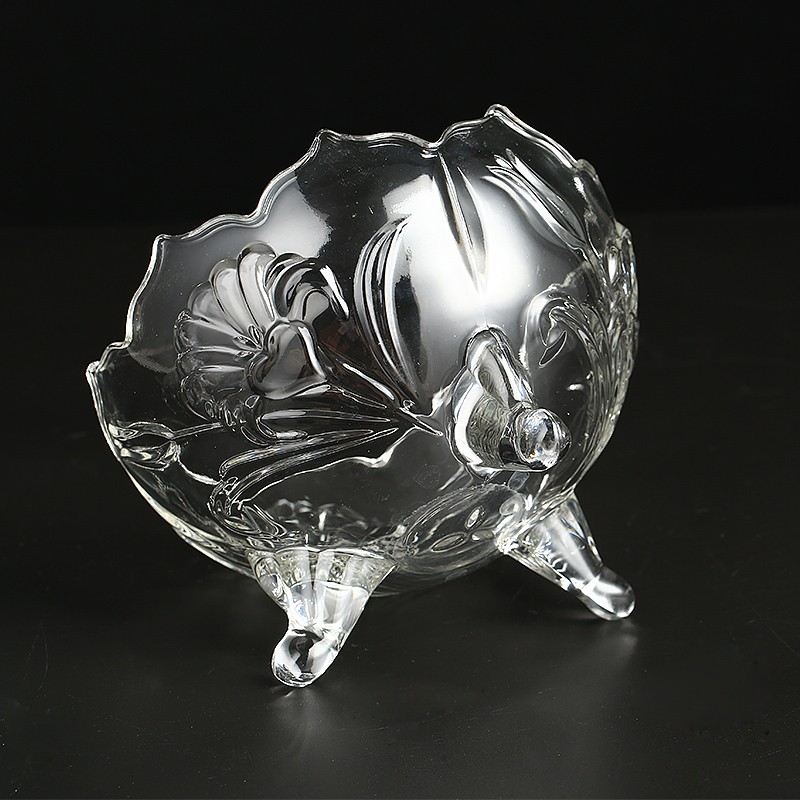 European style glass container Dessert candy honey food jar with lid for home Storage Cafe Restaurant