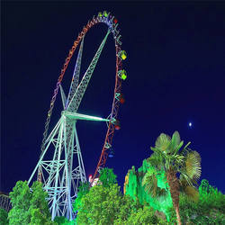 factory direct sale thrilling park amusement ride 66m Ferris wheel