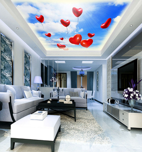 Red Love Heart New Pattern Pop Designs For Ceiling