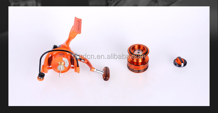 FJORD Orange Saltwater Spinning Fishing Reel - Durable Design, 5.2