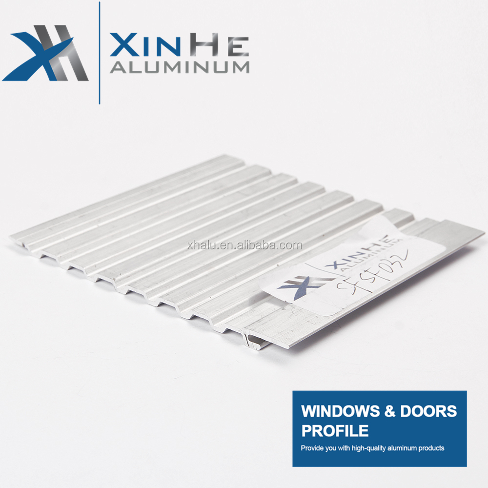 China Custom Made Pó Revestido Anodizado Prata/Bronze Grão de Madeira Quebrado Térmica Perfil De Alumínio Janela de Batente De Porta De Vidro