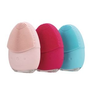 Mini Rechargeable Electric Silicone Massager Cleanser Facial Cleansing Face Brush