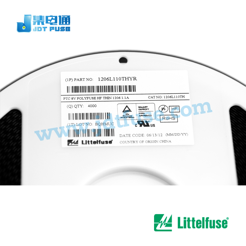 10Pcs Littelfuse Polyswitch SMD PTC Resettable Fuses 1812 1.5A 8V 1812L150ZR