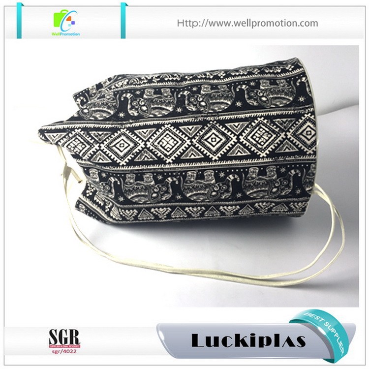 مخصص جولة قماش الرباط بحار ظهره برميل الرباط واق من المطر حقيبة