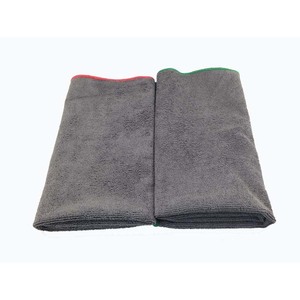 55cm*50cm Grey Microfiber Cleaning Cloths Household Cleaning Glass Car Cleaning Wipes