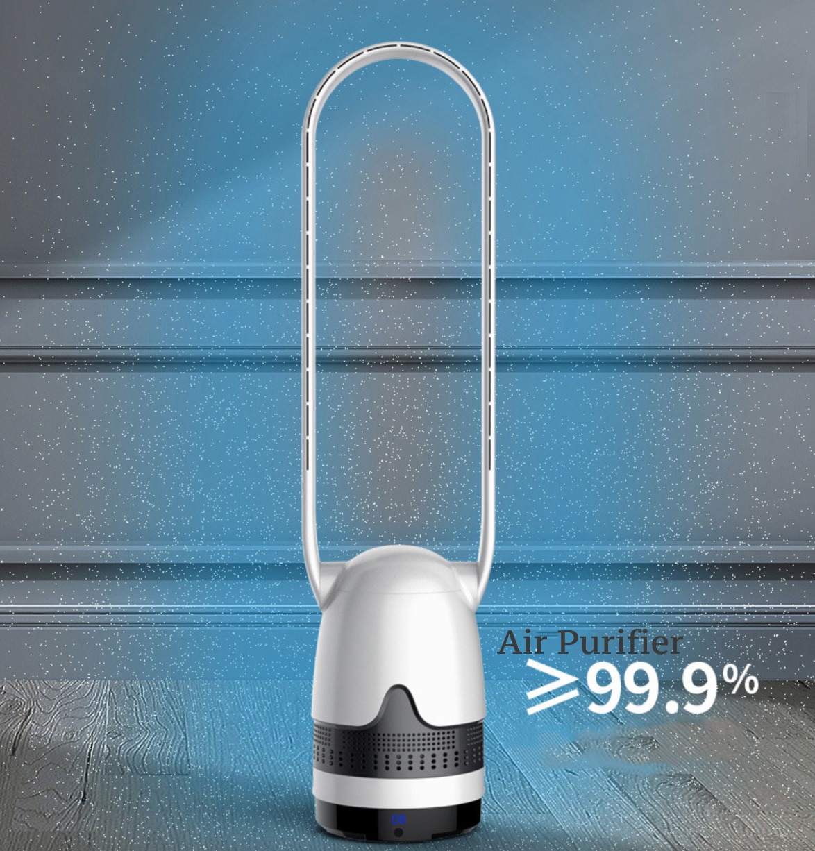 48 дюймов безлопастной вентилятор с очиститель воздуха вентилятор с НЕРА