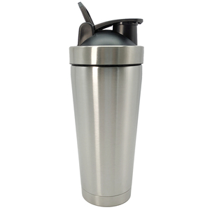 Factory Direct Supply 25oz Bottle Shaker Custom Logo Printing Stainless Steel Double Wall Protein Vacuum Shaker