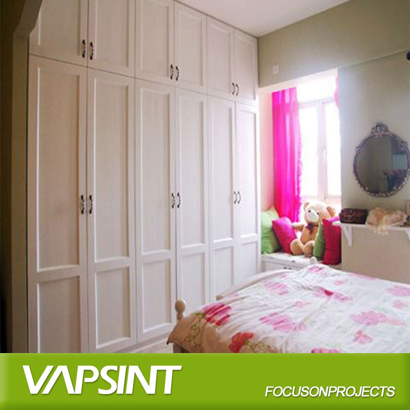 Easy fitted European style children clothes cabinet bedroom wardrobe designs