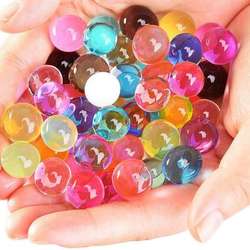 Free Sample ECO friendly material absorbent resin crystal soil 14 colors magic water beads