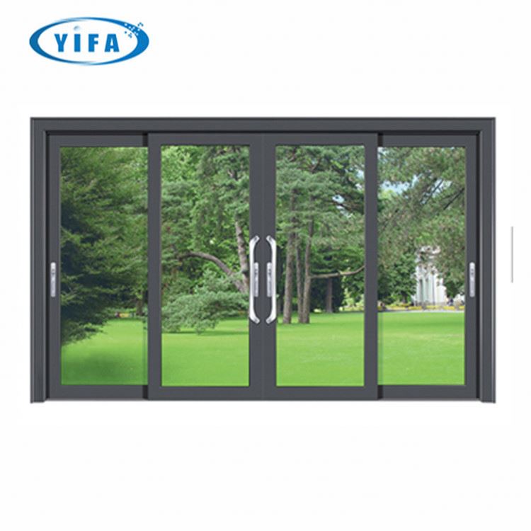 أفضل سعر الزجاج التلقائي انزلاق الباب للطي