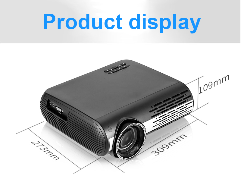 M2 Projector Android 6.0 OS Smart Wi-Fi Wireless Projection YouTube Online Video Projector
