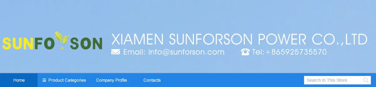 Company Overview - Sunforson Power (Xiamen) Co., Ltd.