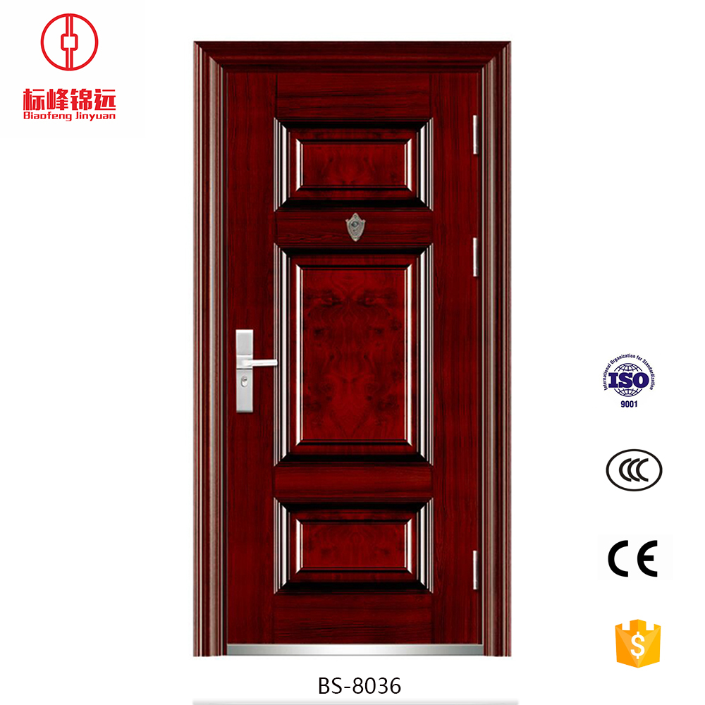 China Factory Commercial Exterior Steel Door Steel Security Doors