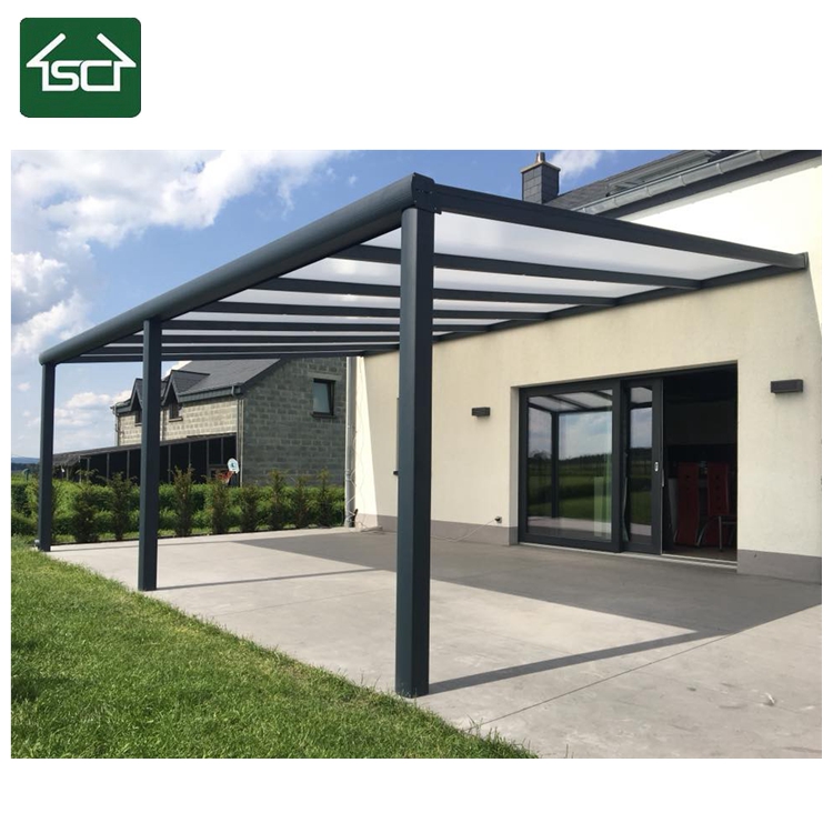 Retractable Polycarbonate Aluminum Patio Cover Patio Roof Canopy