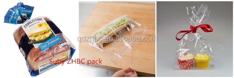 food packaging kraft bread packing bakery paper bag with clear window