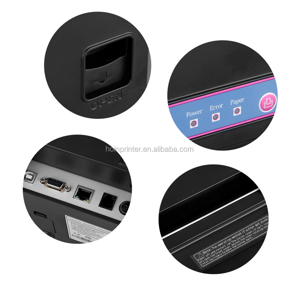 HOP-E801 300mm/S Speed Auto Cutter Best Quality Printer POS Android Cheap Receipt Thermal Printer 80mm