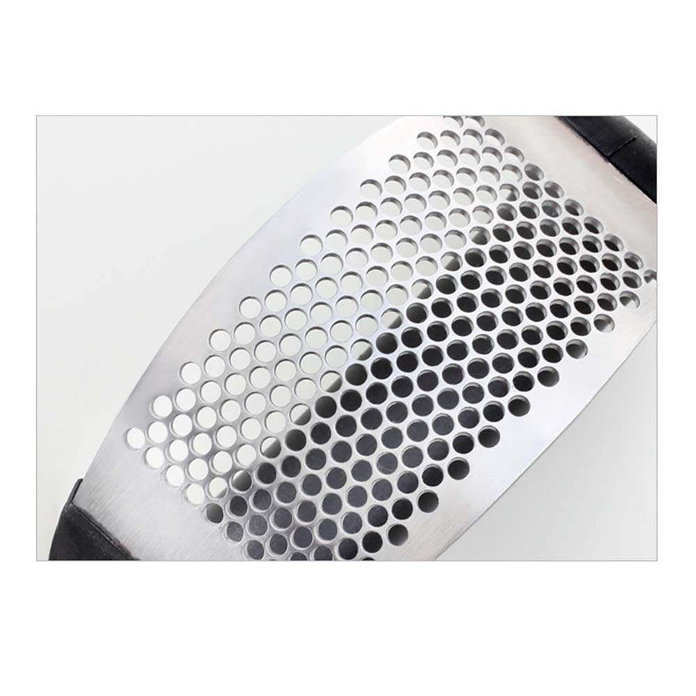 Garlic Press Rocker Stainless Steel Ginger Crusher Squeezer with Ergonomic Handle