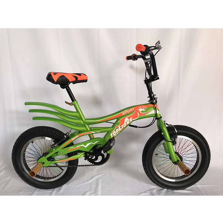 green chopper bike