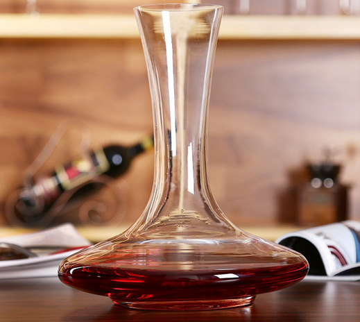 1.5L wine decanter,clear crystal glass decanter for wine.