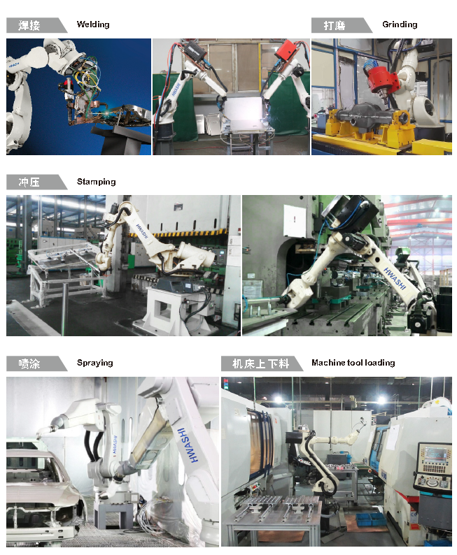 Achse automatischer industrieller TIG Welding Robot HWASHI HS-R6-08 6 für Edelstahl-Kasten, schweißende Stationen des Roboters