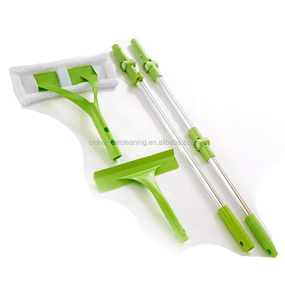 Выдвижная ручка окно Ракель cleaner Многофункциональный Brusher с двойными бортами для видов стекла