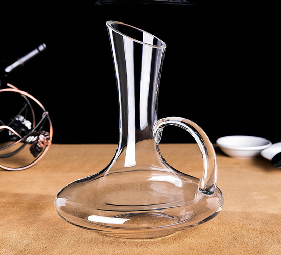 1500ML Big Decanter Handmade Crystal Red Wine Brandy Champagne Glasses Decanter Bottle
