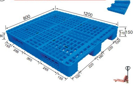 product-431-281 heavy duty low price HDPE standard size plastic pallet for sale