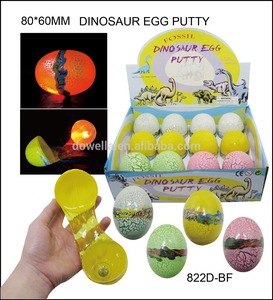 dinosaur egg putty with light