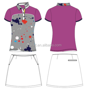 Summer Golf T-Shirt Plus Skirt Women's Sports Set