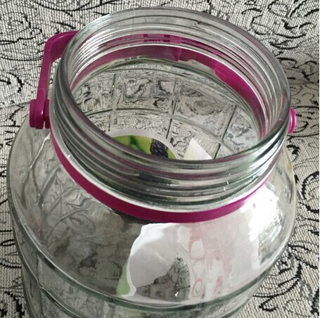 glass beverage dispenser jar