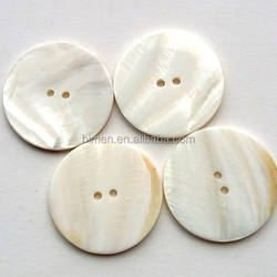 Big Natural shell buttons 35mm 2-hole flat pearl of mother buttons SHELL-004