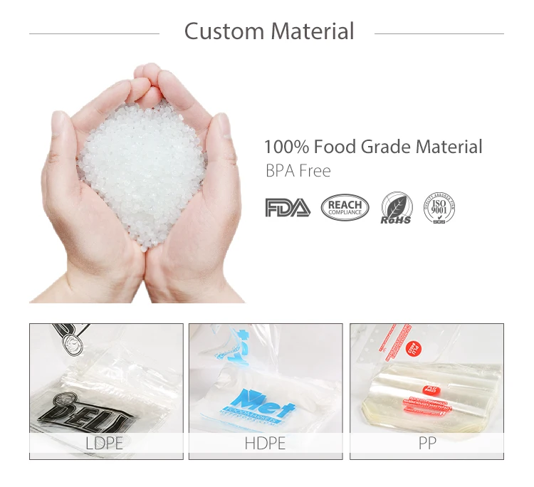 YTBagmart China Manufacture Food Grade Plastic Saddle Deli Slider Ziplock Top Bag Resealable Transparen Pe Wicket Bags