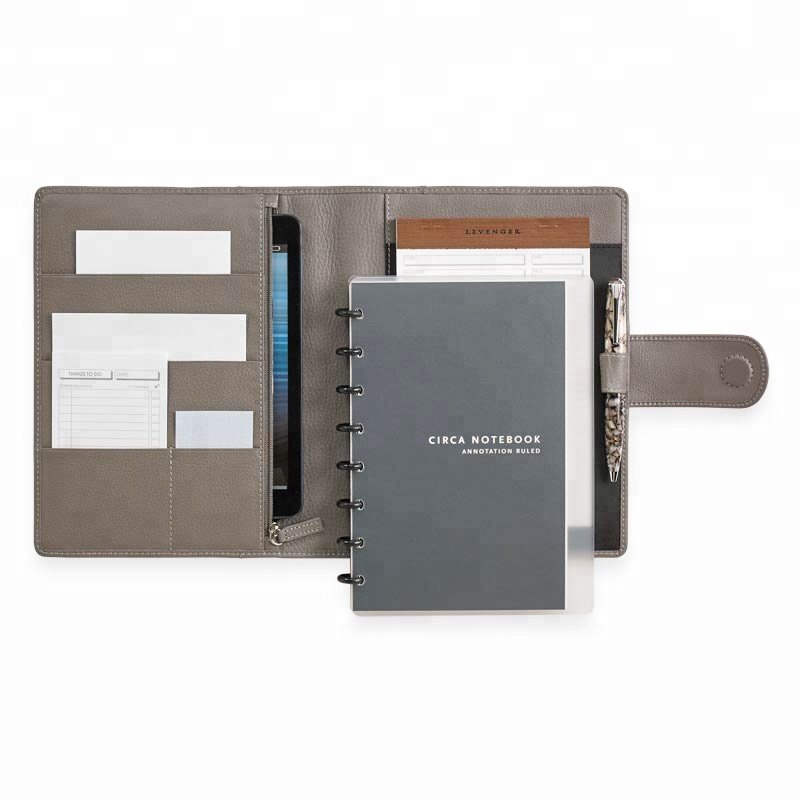 Высококачественный держатель для документов для бизнес-конференций и офисов, папка из искусственной кожи A5