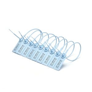 Tamper Proof Pull Tight Plastic Security Seal For Shipping Container Strap