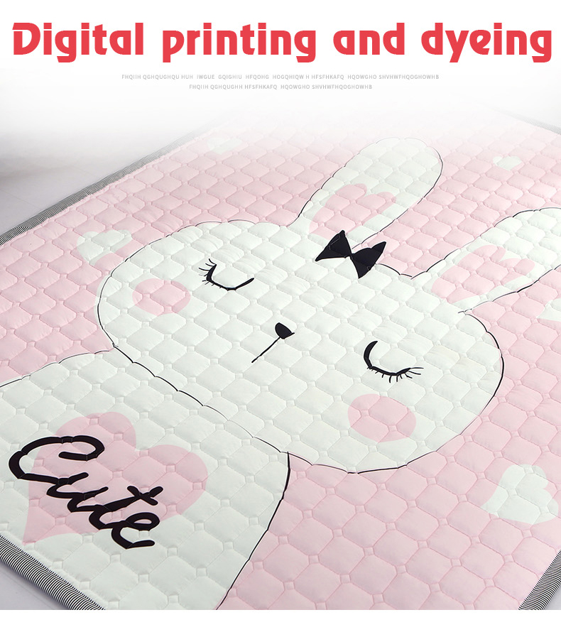 quilting printing carpet for baby protect pad baby crawling mat in winter baby play mats carpet out door carpet