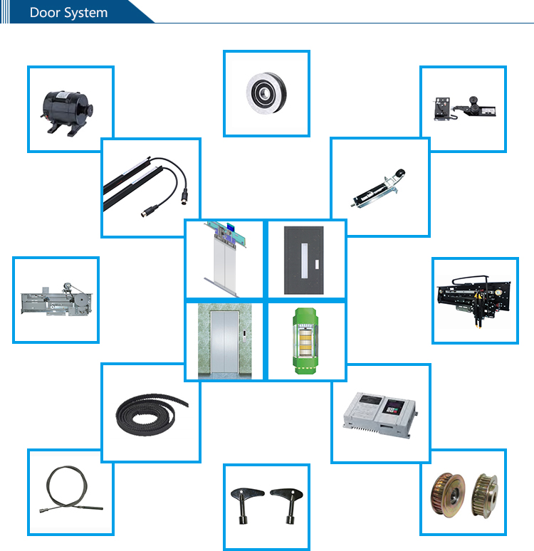 Dependable performance popular design aluminium accessories for elevator and manual door China