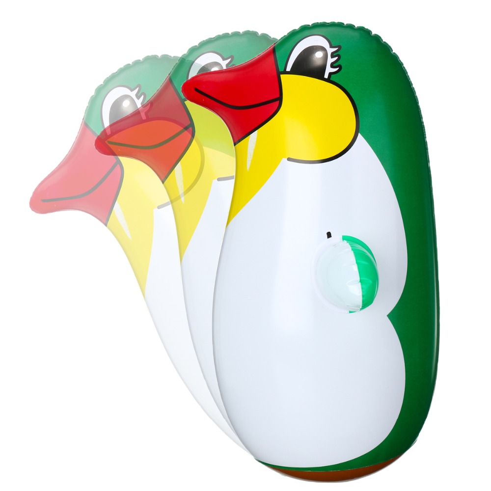 新的设计为孩子 pvc 充气企鹅不倒翁玩具