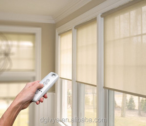 portable black out window blinds outdoor venetian motor electrical blinds breathable sunscreen window thin roller shades