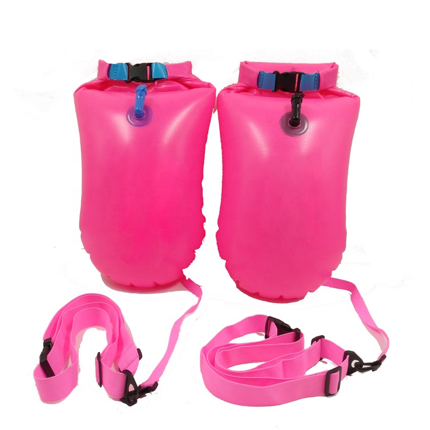 Буксируемая надувная Pvc буй для плавания в море для открытых водоемах для триатлона, Байдарочников и снорклинга