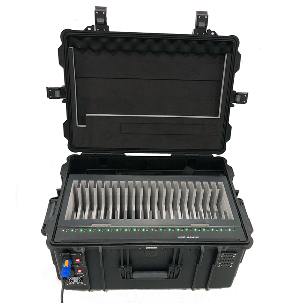 F2-20W 20 USB портов WiFi планшеты зарядка тележка для школы