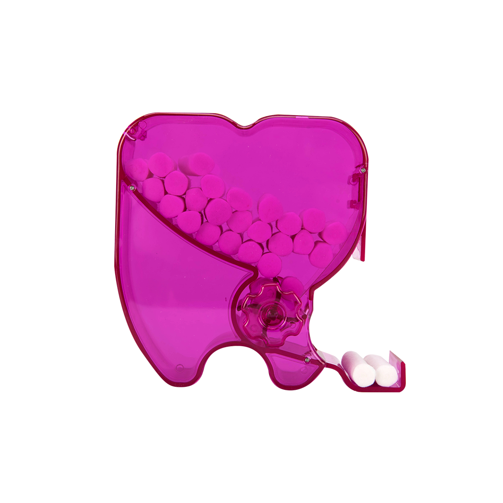 Hot Sale dental heart shape cotton roll plastic box,decorative heart shaped boxes